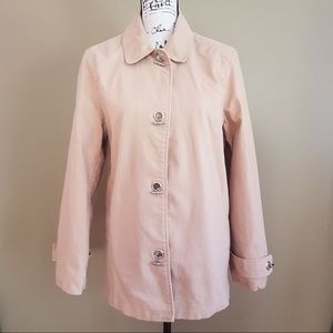 GEORGE ME Women's Beige Coat Jacket size L (12/14)